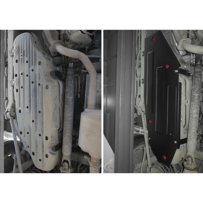Защита топливного бака АвтоБРОНЯ Toyota LC 200 V - 4.5d 15-, ST 2 мм, 111.09515.1 