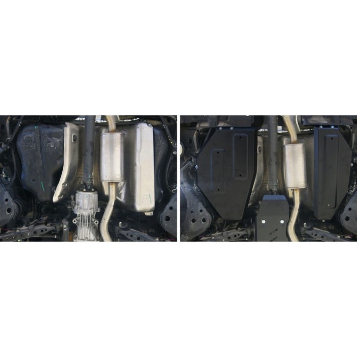 Защита топливного бака Rival для Nissan X-Trail T32 (V - 2.0; 2.5) 4WD 2015-2018, сталь 2 мм, с крепежом, 111.4149.1 