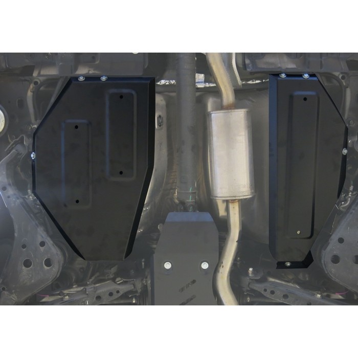 Защита топливного бака Rival для Nissan Qashqai J11 (V - 2.0) 4WD 2014-2019 2019-н.в., сталь 2 мм, с крепежом, 111.4149.1 