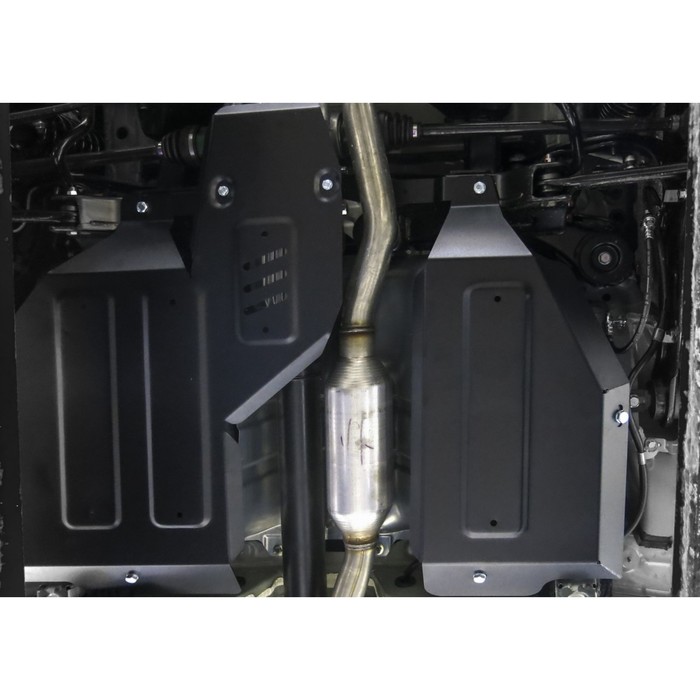 Защита топлив. бака и редуктора Mitsubishi Eclipse Cross 4WD 2018-, st 2mm, 111.4051.1 