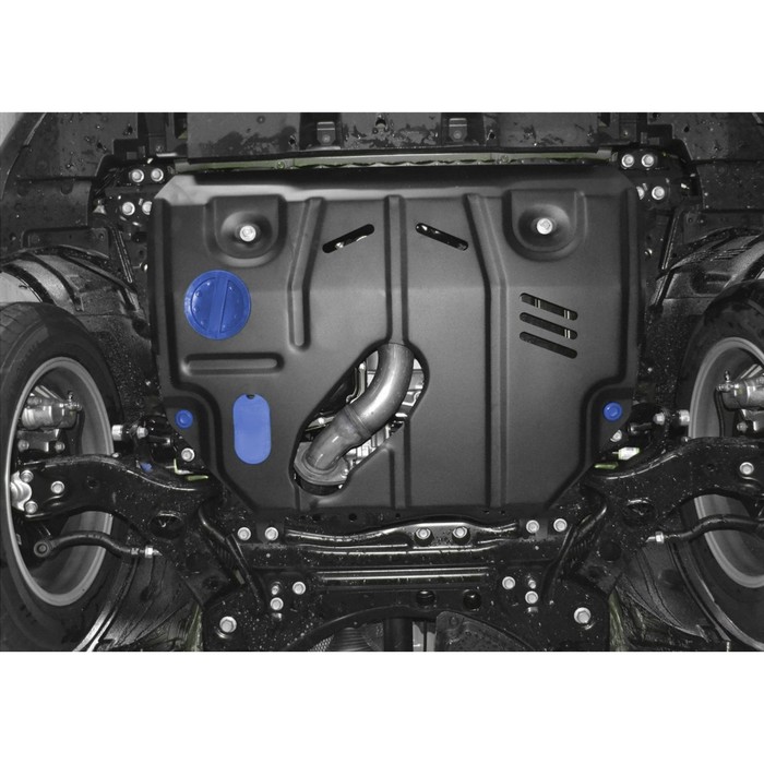 Защита картера и КПП Rival Lexus NX 300 I рестайлинг 2017-н.в., st 2mm, 111.3207.1 