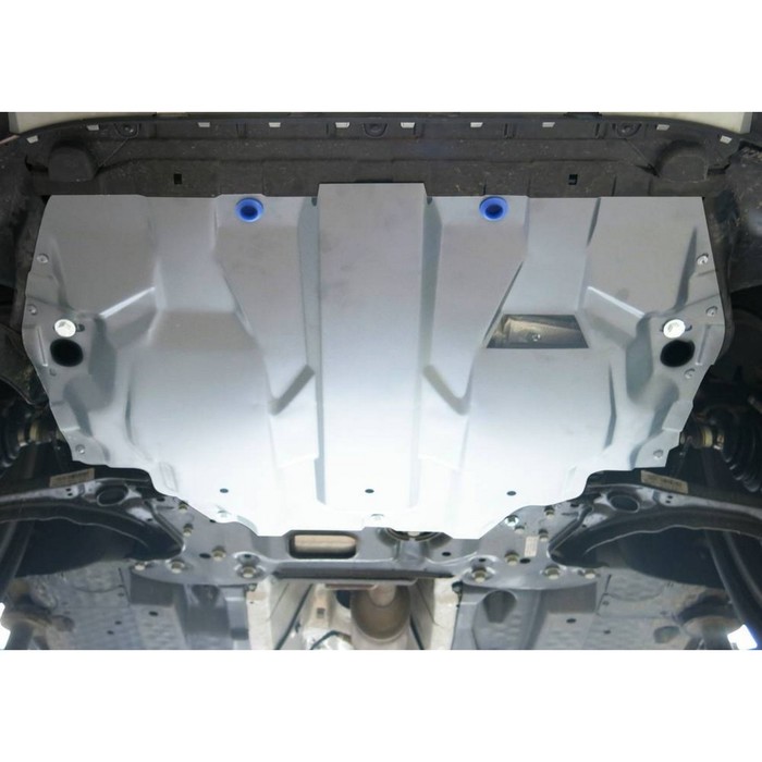 Защита картера и КПП Rival для Volkswagen Caddy (V - 1.6) 2015-н.в., алюминий 4 мм, с крепежом, 333.5855.1 