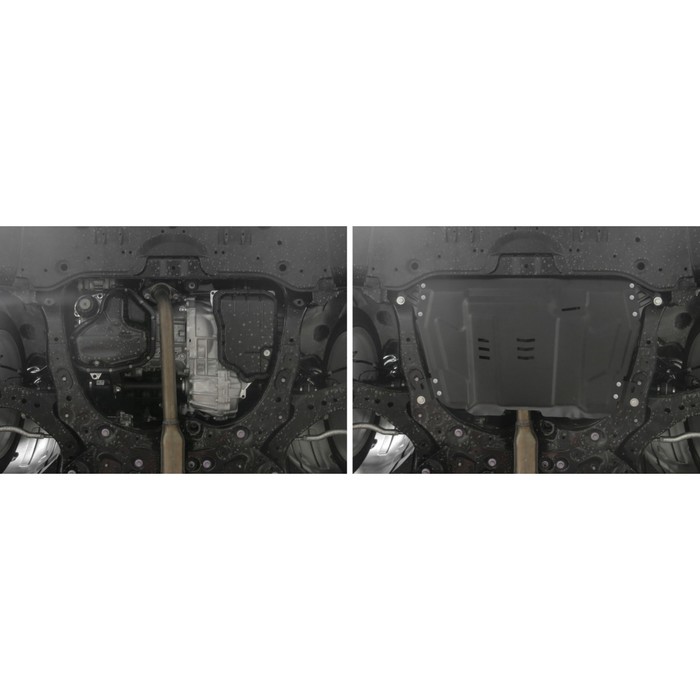 Защита картера и КПП АвтоБРОНЯ Lexus RX 350/200t/450h 2015-, ST 2 мм, 111.09519.1 
