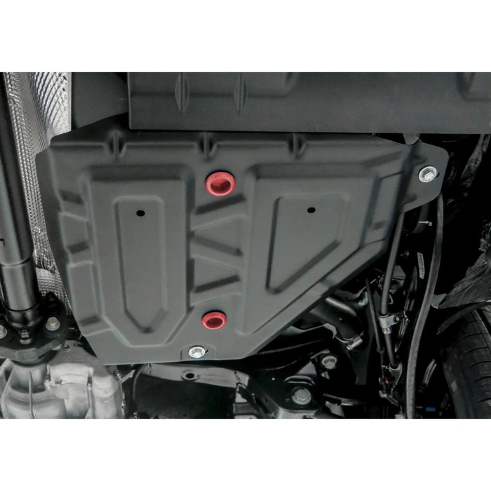 Защита топливного бака АвтоБРОНЯ для Hyundai Creta (V - 1.6; 2.0) 2016-н.в., сталь 2 мм, с крепежом, 111.02365.1 