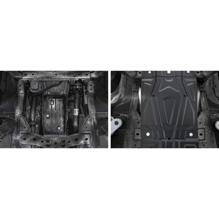 Защита КПП Rival для Fiat Fullback 2016-н.в., st 2mm, с крепежом, 111.4047.2 