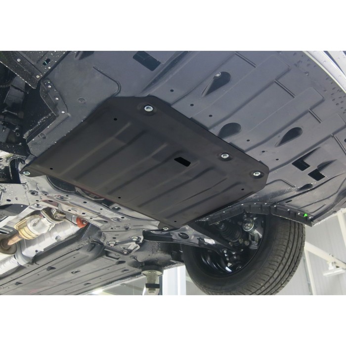 Защита картера и КПП Rival для Hyundai i30 II рестайлинг (V - 1.4 100л.с.; 1.6 130л.с.) 2015-2017, сталь 2 мм, с крепежом, 111.2836.1 