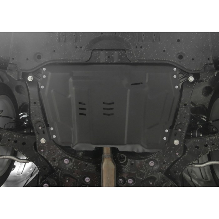 Защита картера и КПП Rival Toyota Highlander II рест. 2010-2014, st 2mm, 111.9519.1 