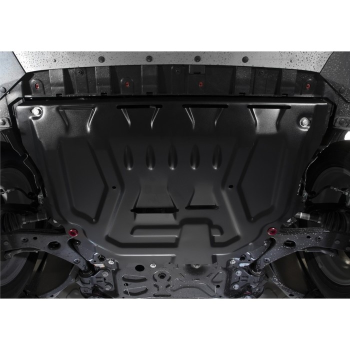 Защита картера и КПП АвтоБроня Ford Kuga II 2013-2016, st 2mm, с крепежом, 111.01873.1 