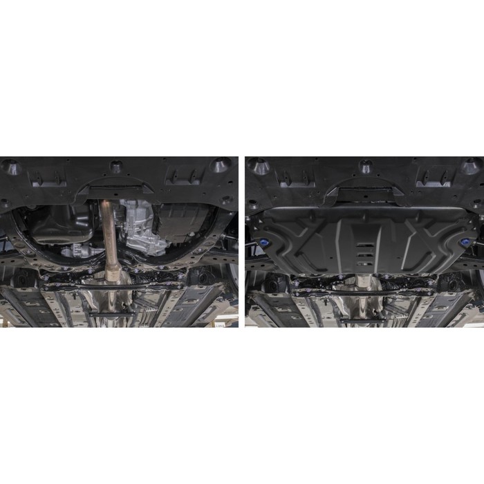 Защита картера и КПП Rival big Lexus ES VII (XV70) 2018-н.в., st 2mm, 111.9518.2 