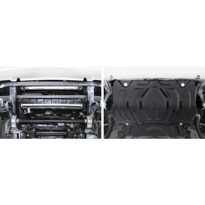 Защита радиатора Rival Mitsubishi Pajero Sport III 2016-н.в., st 2mm, 111.4046.2 