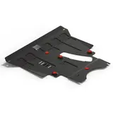 Защита картера и КПП АвтоБРОНЯ для Toyota Matrix (V - 1.8) 2003-2008, сталь 2 мм, с крепежом, 111.05742.1 