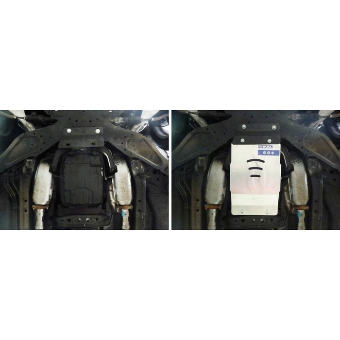 Защита КПП Rival для Infiniti EX25 2008-2013, AL 4 мм, в комплекте, 333.2416.1 