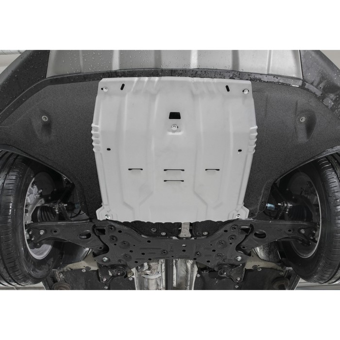 Защита картера и КПП Rival Hyundai Santa Fe IV 2018-н.в., al 4mm, 333.2375.1 