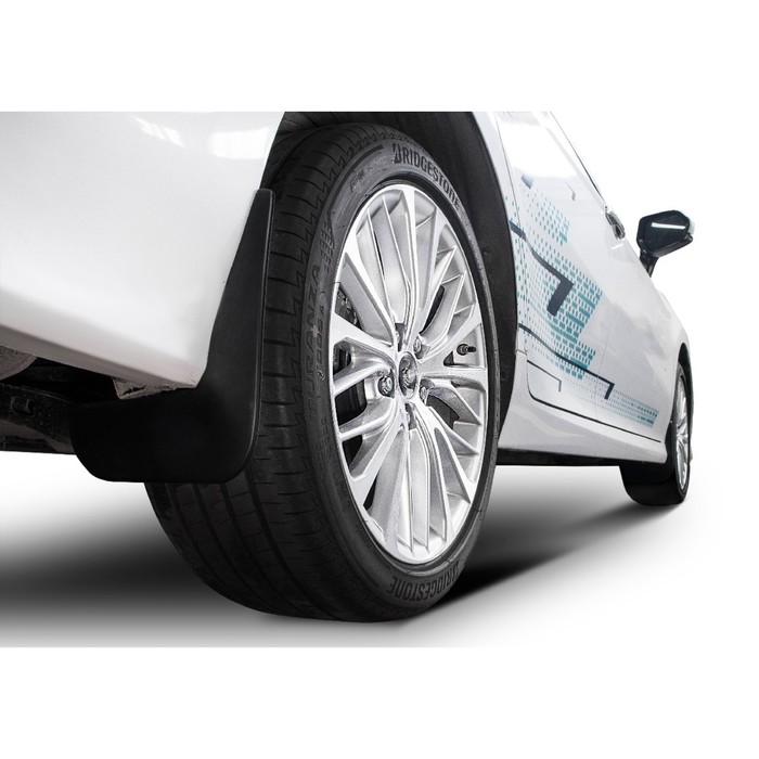 Брызговики задние Rival для Toyota Camry XV70 седан 2018-н.в., полиуретан, 2 шт., с крепежом, 25701004 