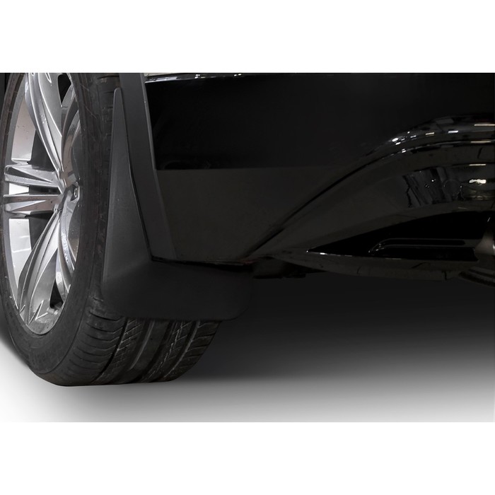 Брызговики задние Rival для Volkswagen Tiguan II (SportLine) 2016-н.в., полиуретан, 2 шт., с крепежом, 25805006 