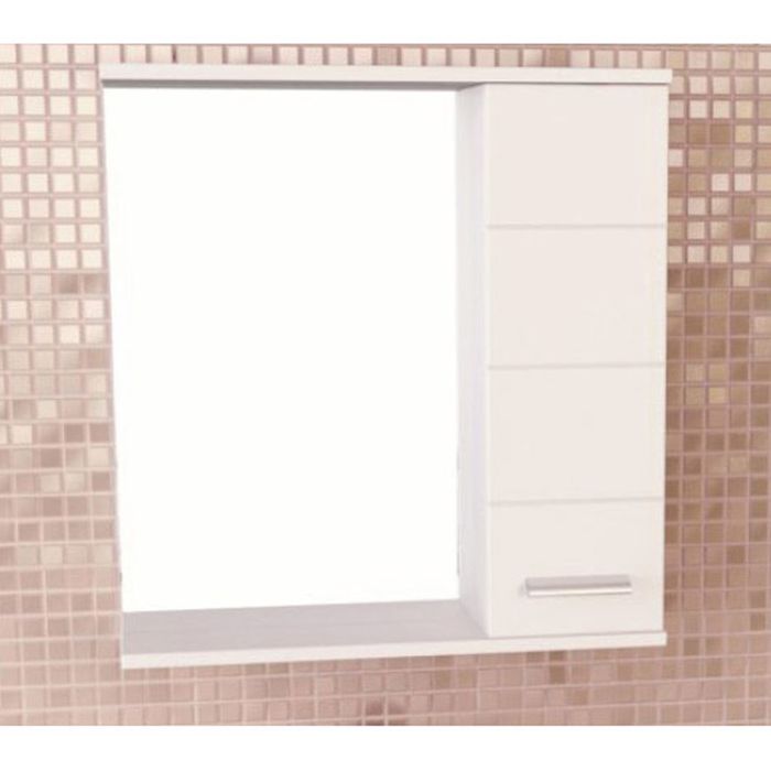 Зеркало-шкаф для ванной "Модена-60" 63,2 х 60 х 13,4 см, белое 