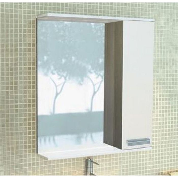 Зеркало-шкаф для ванной "Манчестер-60" 63,2 х 60 х 13,4 см, цвет венге 