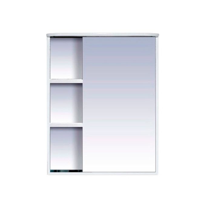 Шкаф-зеркало Misty "Венера 60", правый, белый, со подсветкой 