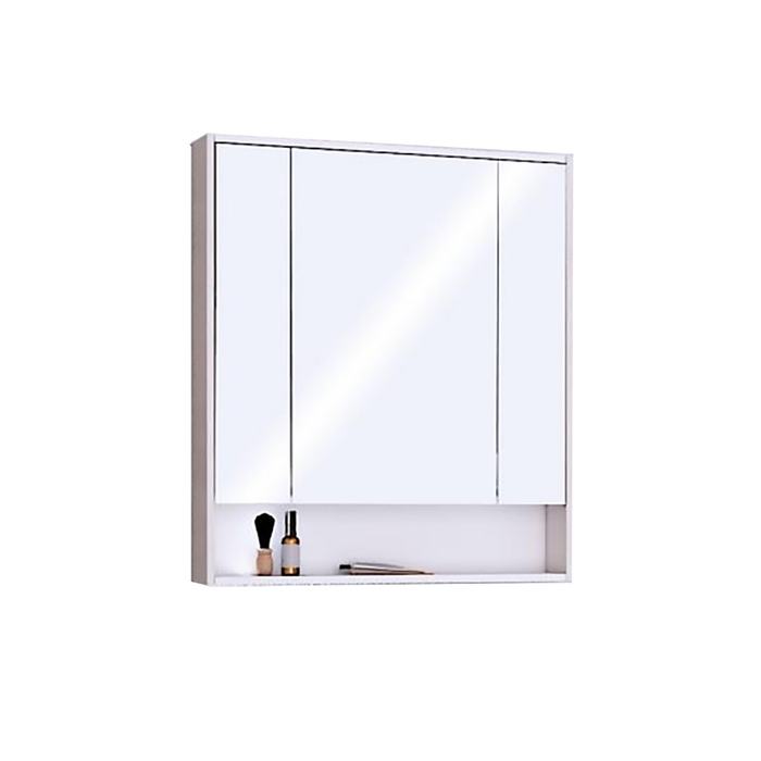Зеркало-шкаф «Рико 80», цвет белый ясень фабрик 
