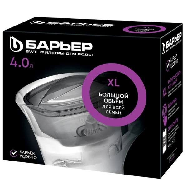 Фильтр-кувшин для воды Барьер Твист синий - фото 2