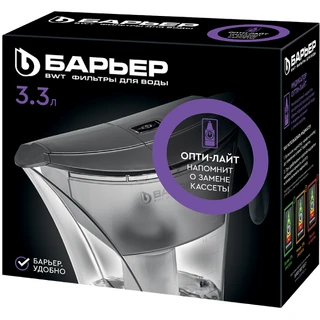 Фильтр-кувшин для воды Барьер Смарт Опти-Лайт 3,3 л фиолетовый