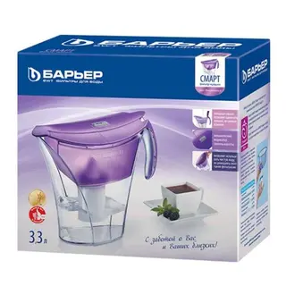 Барьер су сүзгісі Барьер-Смарт 3,35 л көк