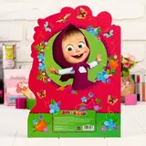 Открытка-гигант "С Днем Рождения!", Маша и Медведь  - фото 3