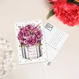 Открытка поздравительная "Счастья Радости Любви!", 10х15 см  - фото 2