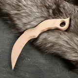 Сувенир деревянный "Керамбит", 22 см, массив бука 