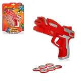 Пистолет «Дискер», стреляет дисками 