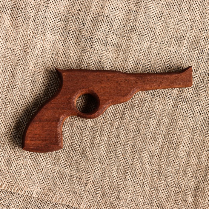 Сувенир деревянный "Револьвер", 25 см, массив бука 
