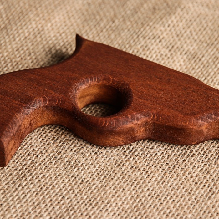 Сувенир деревянный "Револьвер", 25 см, массив бука 