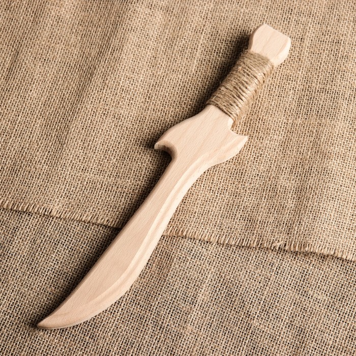 Сувенир деревянный "Нож боевой", 30 см, массив бука 