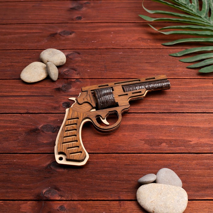 Сувенирное оружие "Револьвер", собранный 21,5x16 см 