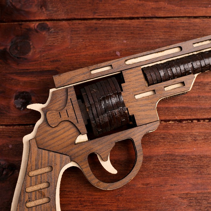 Сувенирное оружие "Револьвер", собранный 21,5x16 см 