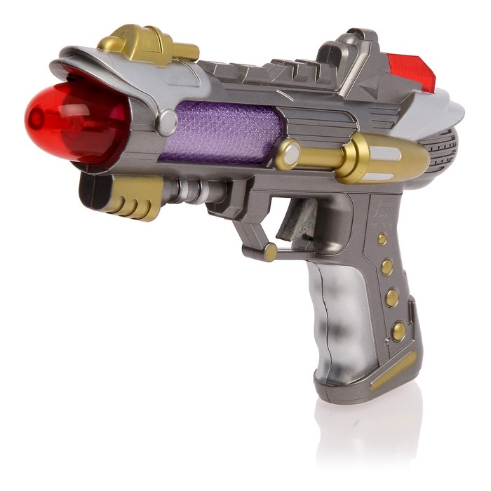 Пистолет «Космо», световые и звуковые эффекты, работает от батареек, цвета МИКС 