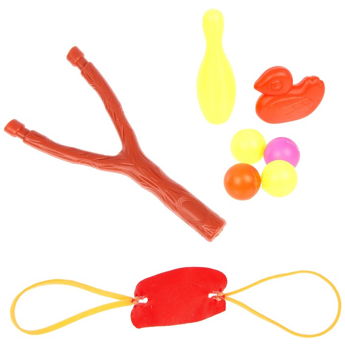 Рогатка «Шалапай», стреляет шариками, с мишенями, цвет МИКС 