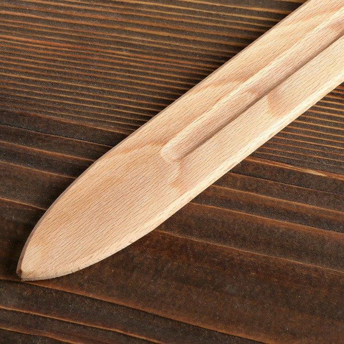 Сувенир деревянный "Меч двуручный", массив бука, 75 см, микс 