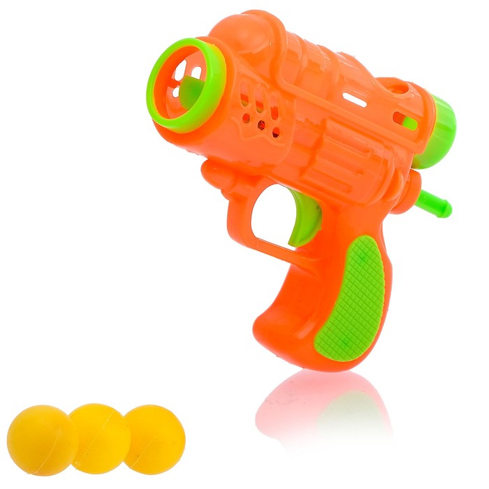 Пистолет «Бластер», стреляет шариками, цвета МИКС 