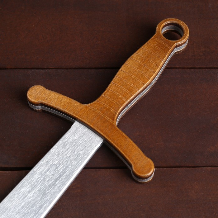 Деревянный клинок «Меч-крестоносец» 55 см 