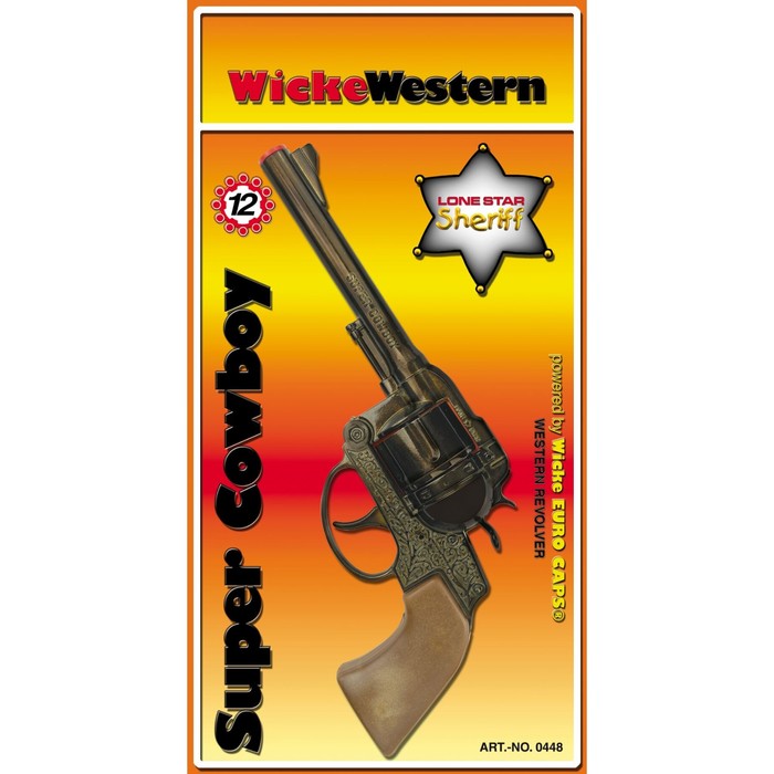 Пистолет Super Cowboy, 12-зарядный, 230 мм 