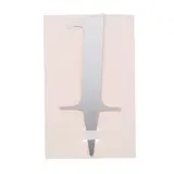 Топпер "1", акрил, зеркальный  - фото 2