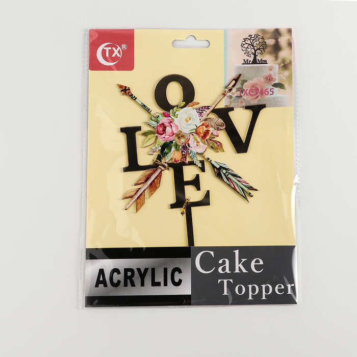 Топпер на торт "Любовь", 16,5×13 