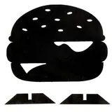 Ценник меловой "Гамбургер",10см  - фото 3