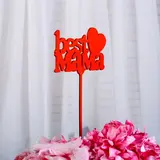 Топпер "Best mama", цена за 1 шт, микс  - фото 4