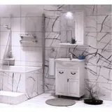 Тумба "Элегия Ретро 60 Z1"Бронза с раковиной "ЭЛЕГИЯ 60" Rosa 