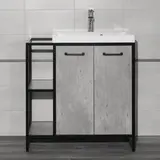 Тумба "ЛОФТ" 1.1 60/80 см Classic 60 БЕТОН 