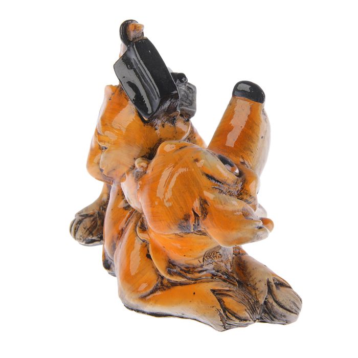 Сувенир полистоун "Весёлый щенок Снуппи с кошельком" 10х9,5х11,5 см 