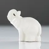 Статуэтка фарфоровая "Индийский слон.Белый", 10х4х8 см  - фото 3