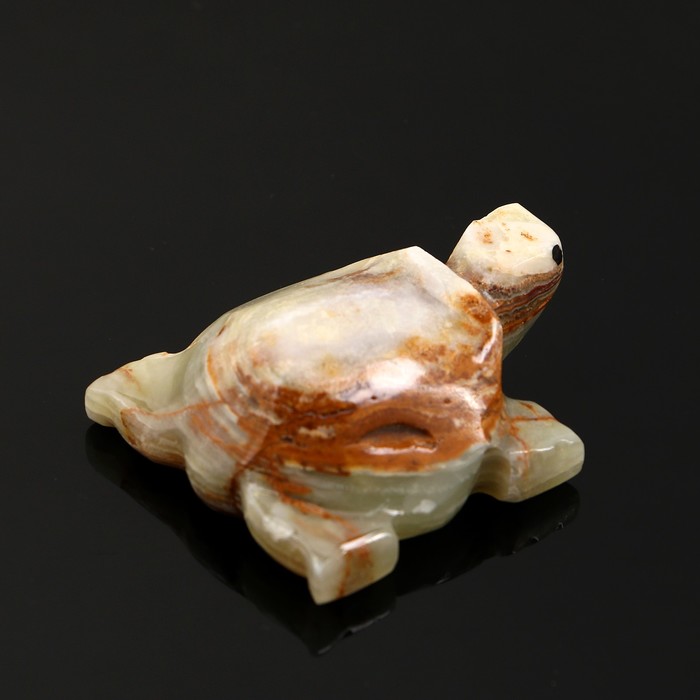 Сувенир «Черепаха», 6,3 см, оникс 
